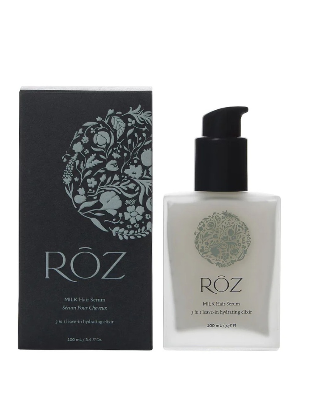 RŌZ Milk Hair Serum - 3-in-1 Leave-In Hydrating Elixir. Brand New + Sealed!